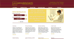 Desktop Screenshot of peoplesbankbyrdstown.com